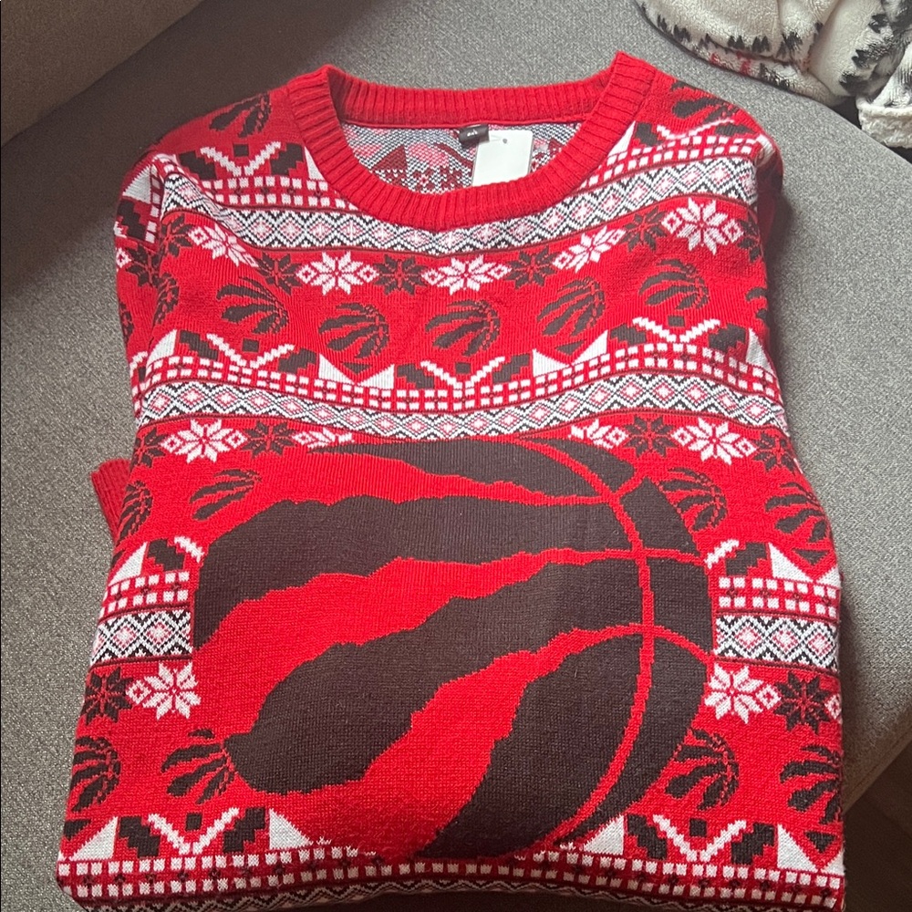Toronto Raptors Men's Ugly Christmas Sweater